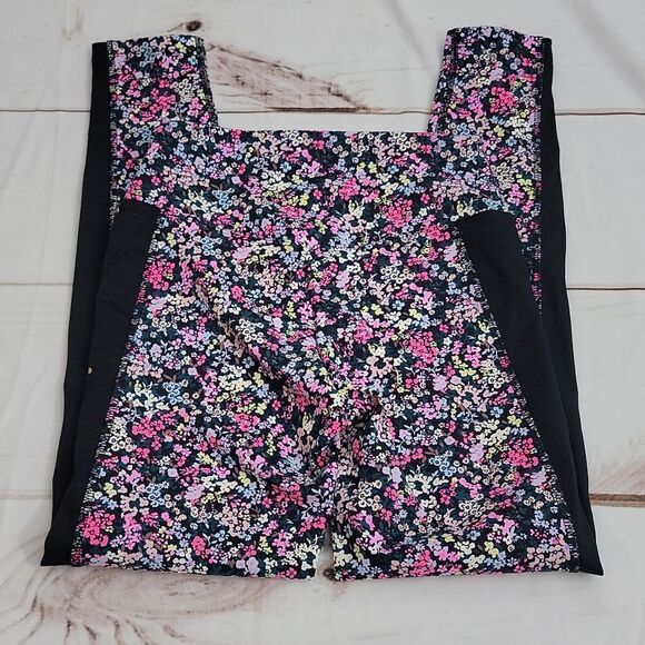 𝅺pink by Victoria's Secret Ultimate Athletic Leggings Beautiful Bright Floral - Picture 5 of 6